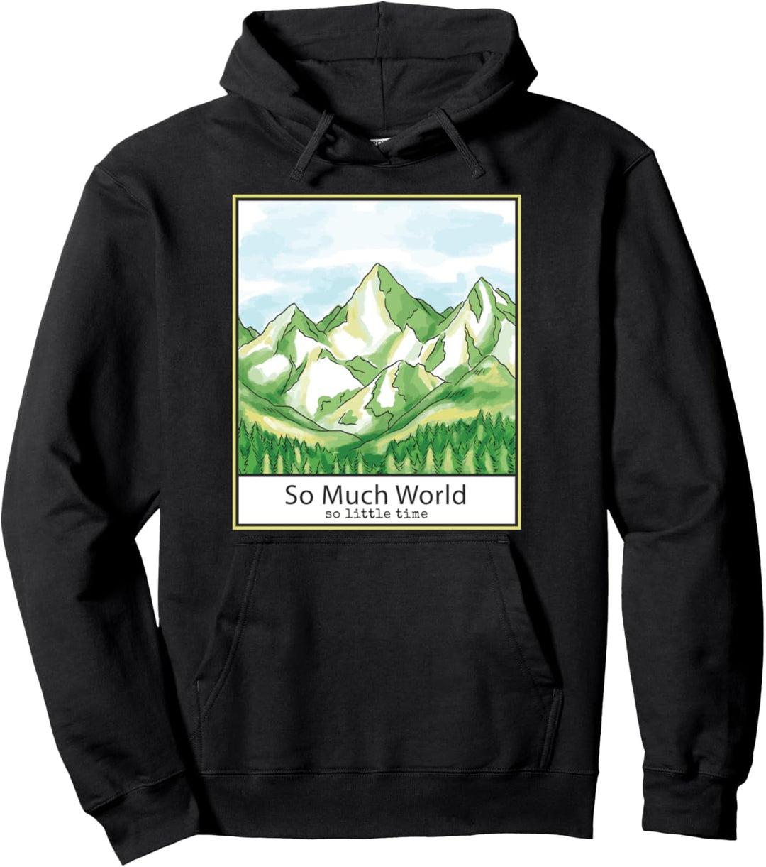 Bergwaldlandschaft Baum Natur Pullover Hoodie