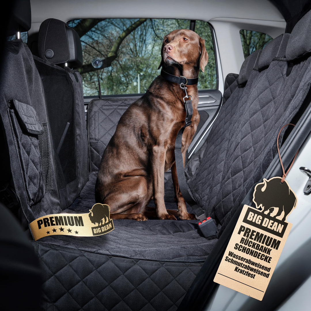 BigDean Robuste universelle Hundedecke Auto Rückbank Autoschondecke Hund Rücksitz schmutz- & wassera