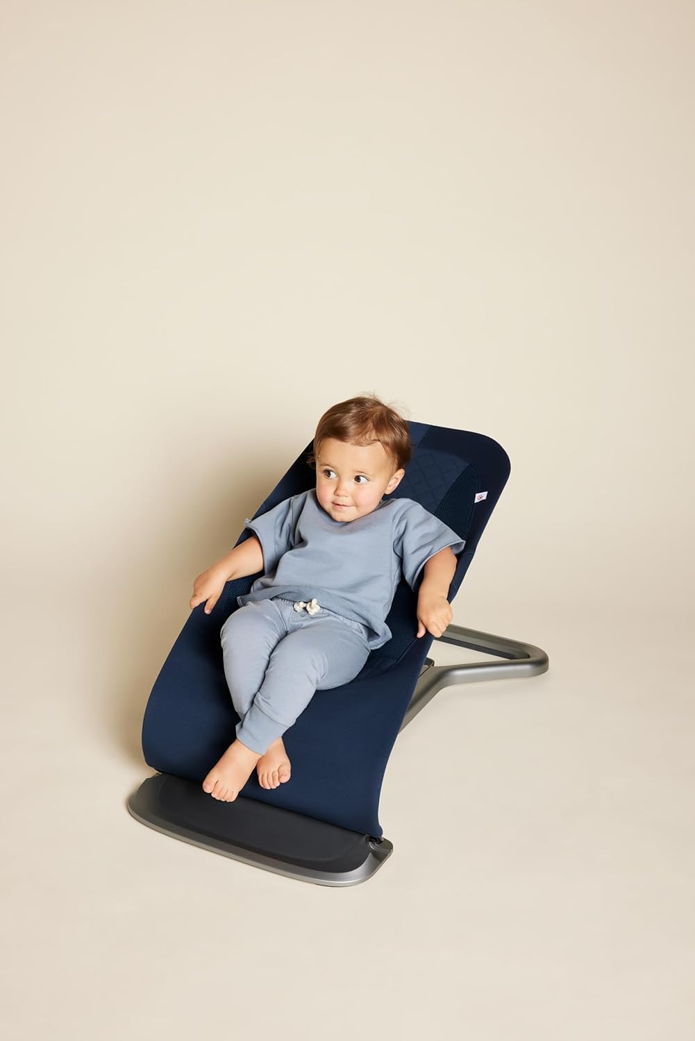 Ergobaby 3-in-1 Evolve Bouncer, Ergonomische Babywippe für Neugeborene ab Geburt bis zum Kleinkind,