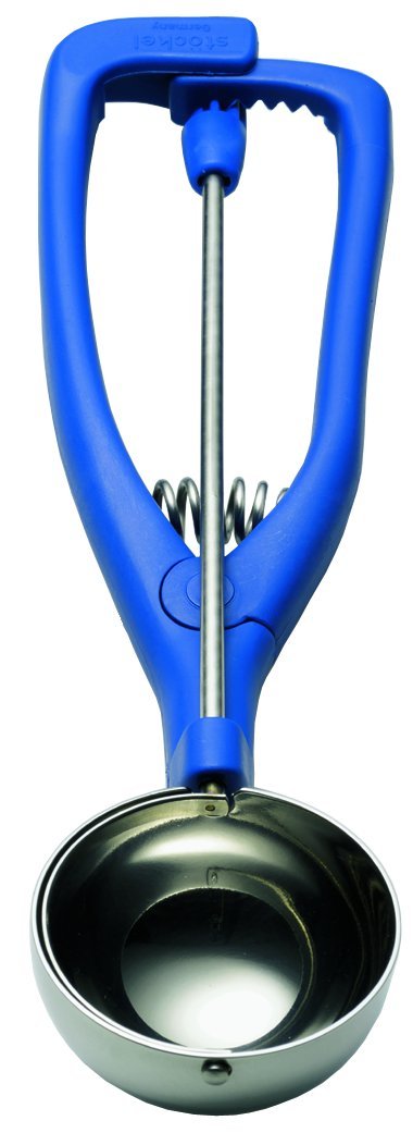 Stöckel 5103070 Eisportionierlöffel K - Ø35mm - 1/70 l - Blau 0.01 Ltr, 0.01 Ltr