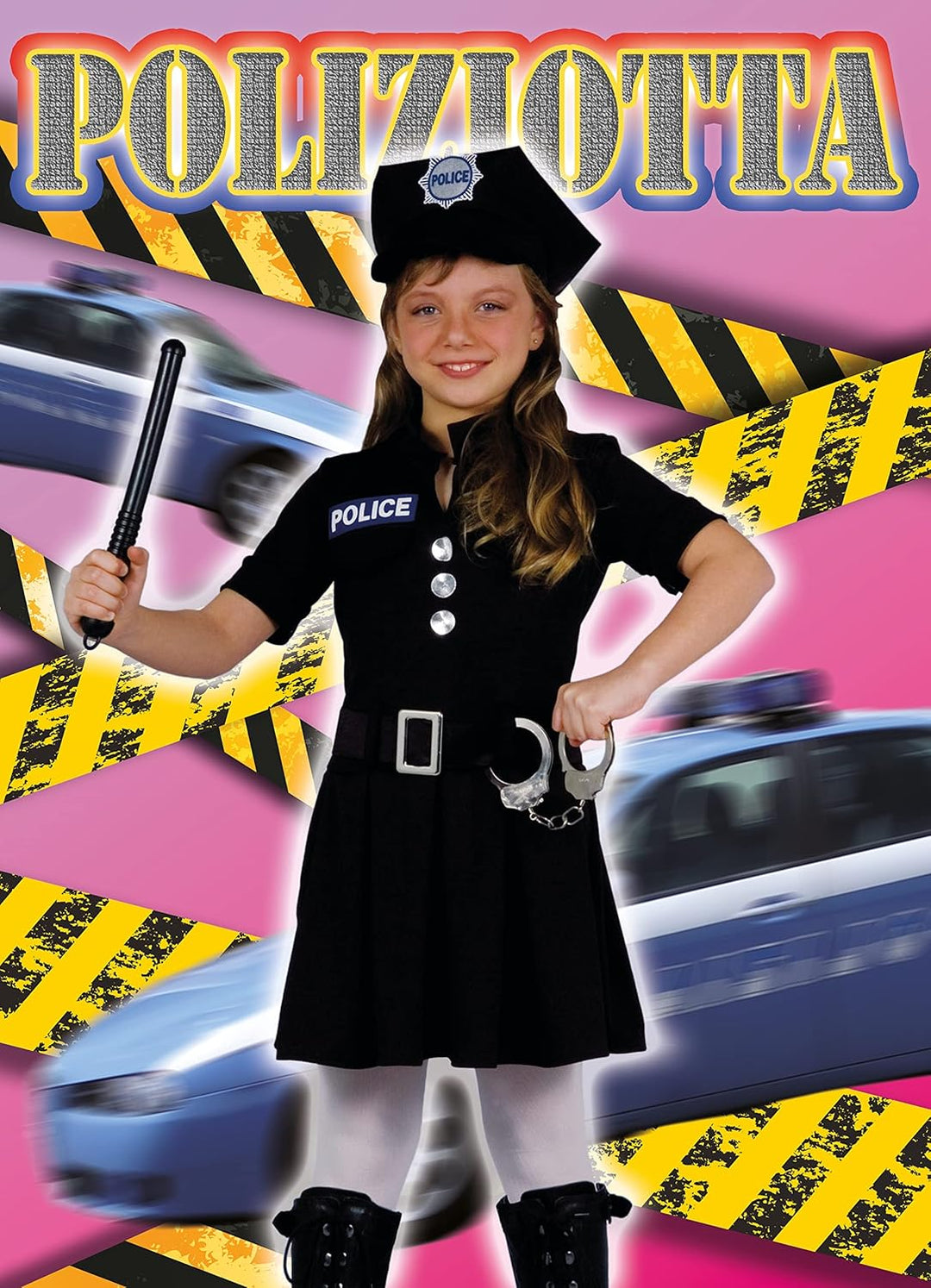 Ciao 61223.M Kinderkostüme, Mädchen, Schwarz, 4-6 anni 4-6 Jahre, 4-6 Jahre
