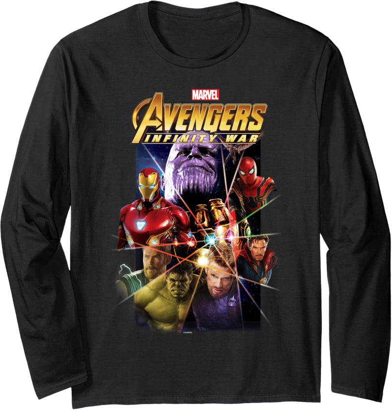 Marvel Avengers: Infinity War Original Cover Langarmshirt