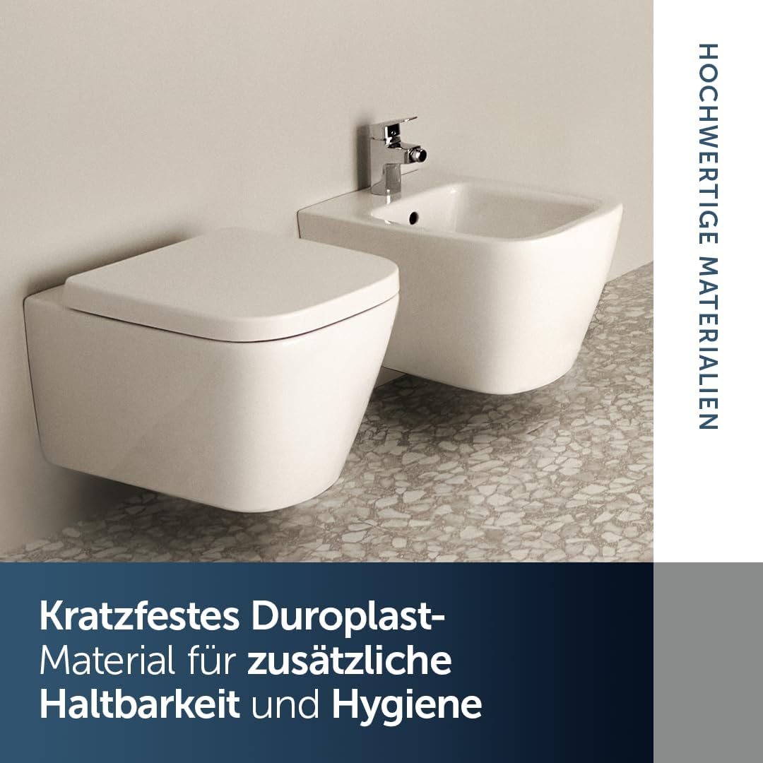 Ideal Standard T468301 Ideal Standard i.life B WC-Sitz mit Softclosing, Wrapover, Weiss, mit Softclo