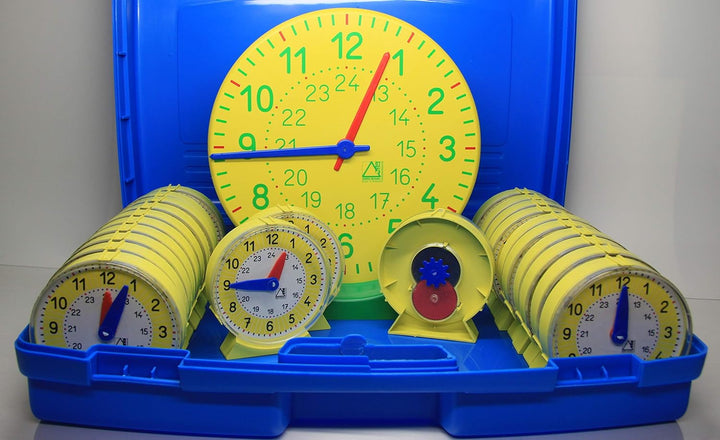 WISSNER aktiv lernen - 25 Lernuhren mit Zeigerwerk - RE-Plastic°