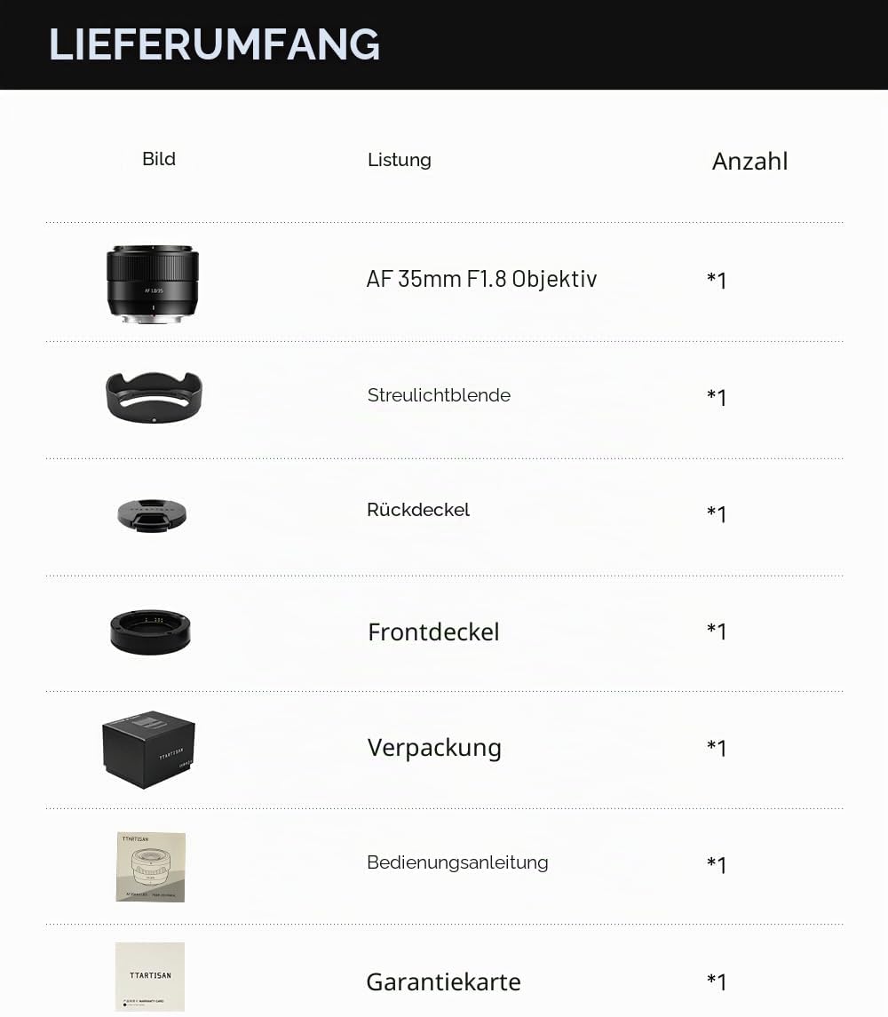 TTartisan APS-C AF 35mm F1.8 II Autofokus-Objektiv für Fuji X-Mount – Leichtes Design, Kompatibel mi