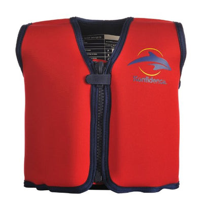 Kinder-Schwimmweste aus Neopren, Rot/Gelb Red/Yellow, Konfidence Jacket Grösse: 12-16 kg (2-3 Jahre)