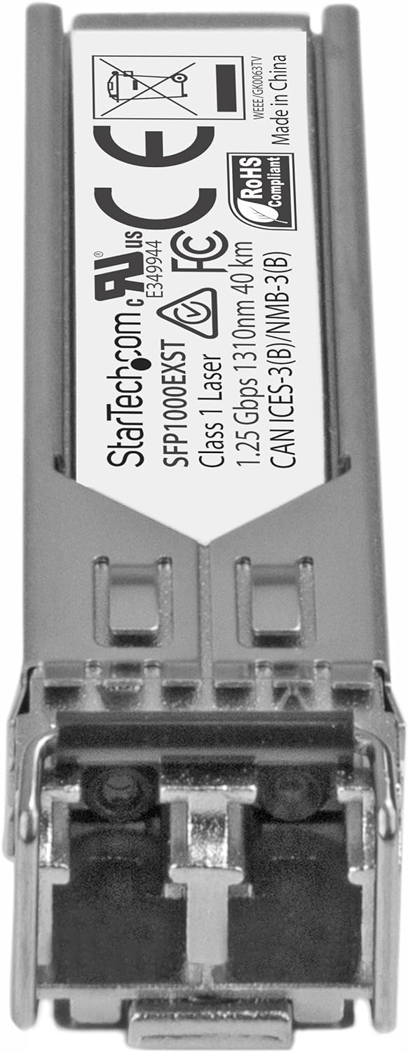 StarTech.com 1000Base-EX - Gigabit Transceiver - LC Fiber - MSA konform - 40 km - Gigabit SFP Modul