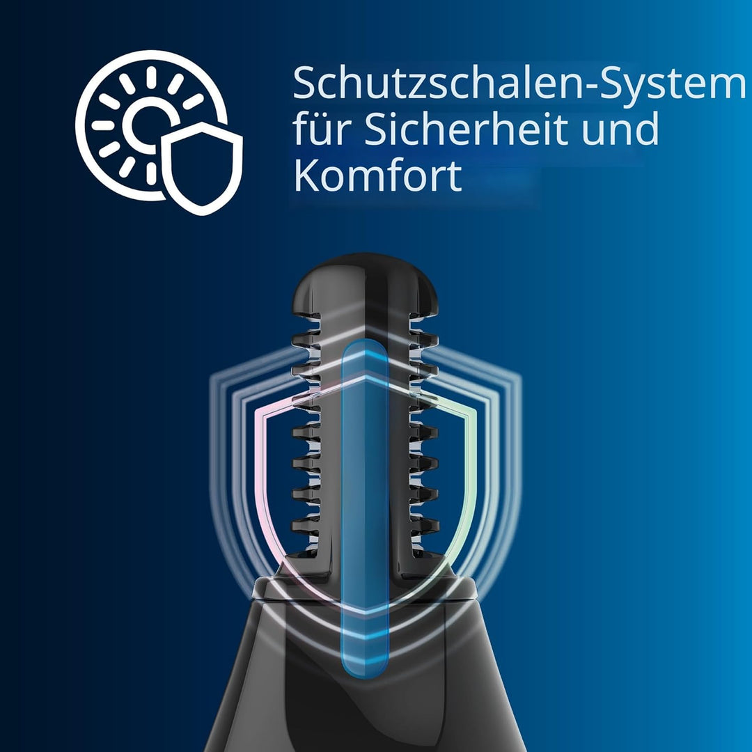 Philips Nose trimmer Series 3000 Nasenhaar-, Ohrenhaar- und Augenbrauentrimmer mit PrecisionTrim-Tec