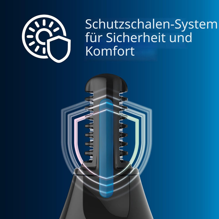 Philips Nose trimmer Series 3000 Nasenhaar-, Ohrenhaar- und Augenbrauentrimmer mit PrecisionTrim-Tec