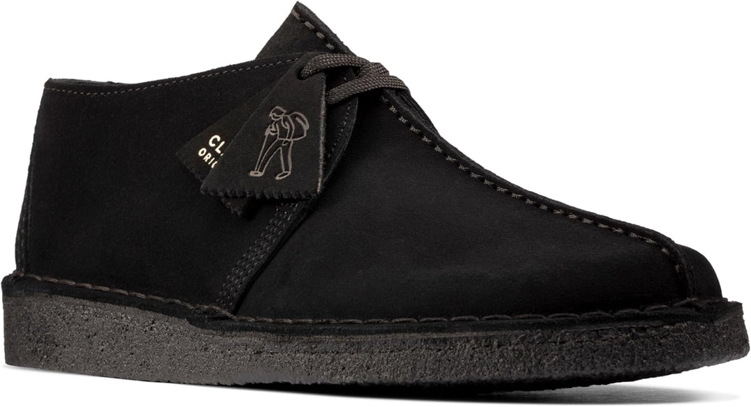 Clarks Herren Desert Trek Oxford 39.5 EU Schwarzes Wildleder, 39.5 EU Schwarzes Wildleder