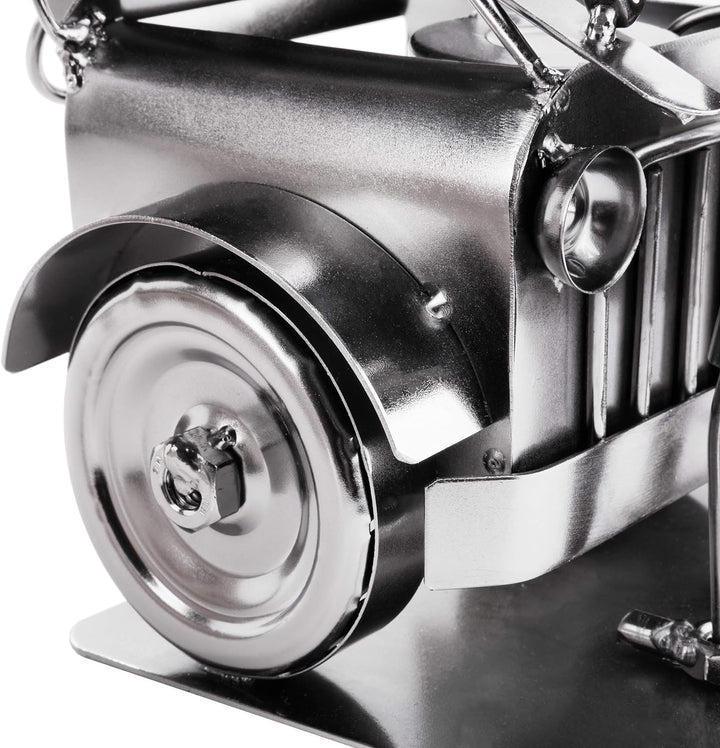 BRUBAKER Schraubenmännchen Automechaniker - Handarbeit Eisenfigur Metallmännchen - Metallfigur Gesch