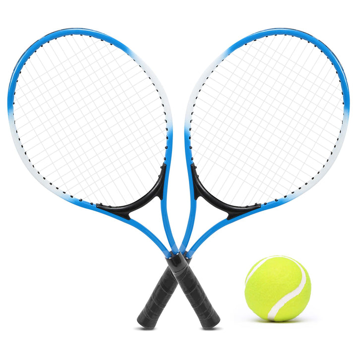 Cocoarm 1 Paar Tennisschläger Set für Kinder mit Tennisball und Tragetasche, 2 x Schläger, Beachtenn