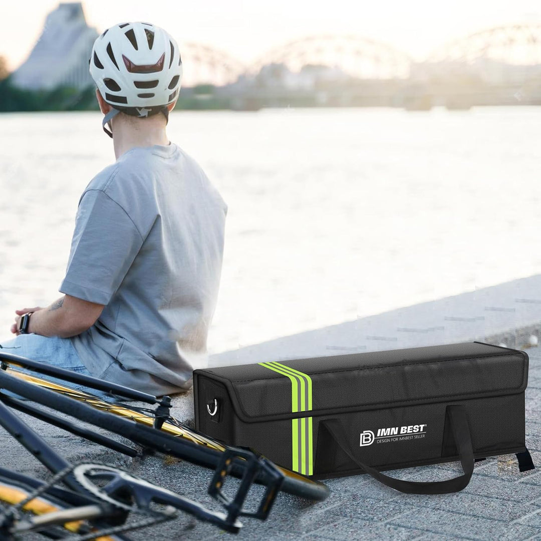 Ebike Akku Tasche Feuerfest,Wasserdicht & Explosionssicher Lipo Safe Bag für Lagerung Für Lagerung,T