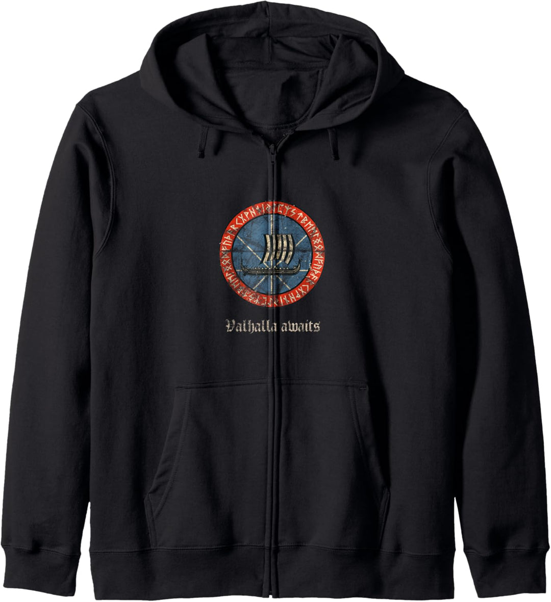 Valhalla Awaits Norse Mythology Viking Odin Germanen Kelten Kapuzenjacke