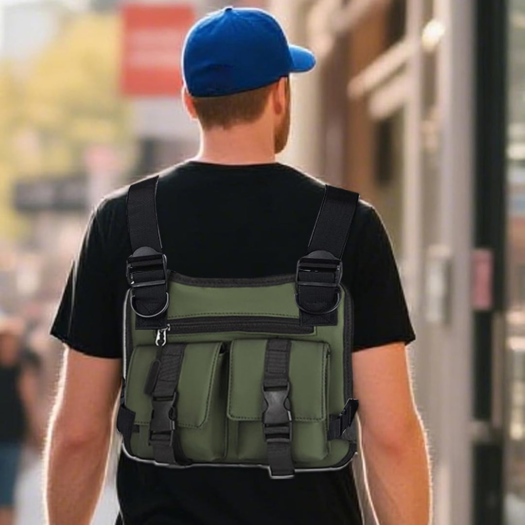 Diskrete Tragetasche Für Herren Leichtes Verstellbares Brusttragepaket | Sportliche Rucksäcke Für Fi