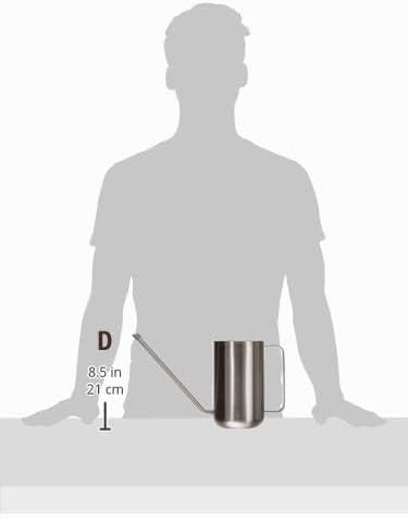 Blomus Giesskanne, Planto, 1,5 L, silber / matt 20.2 x 11.4 x 32.2 cm Single, 20.2 x 11.4 x 32.2 cm
