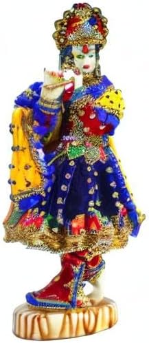 Esplanade Harz Krishna Kishan Murti Idol Statue Skulptur (11") Mehrfarbig…