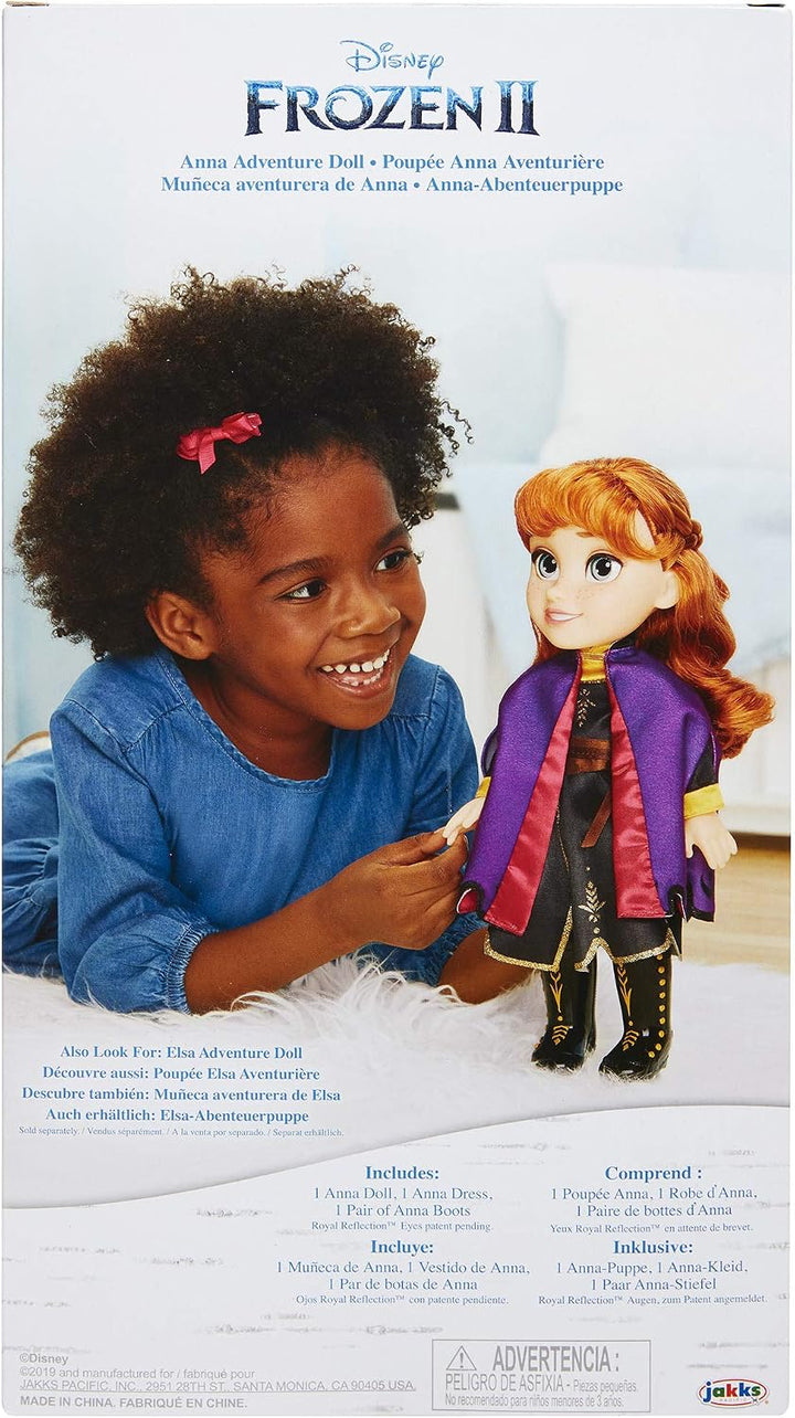 Jakks Pacific Die Eiskönigin 2 - Anna auf Reise - Frozen Puppe 35cm