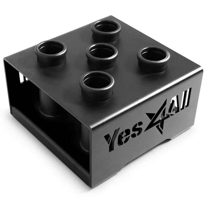 Yes4All Vertikale Langhantelständer für 50mm Langhantel - Home Gym Bar Holder Stand for Up To 9 Stag