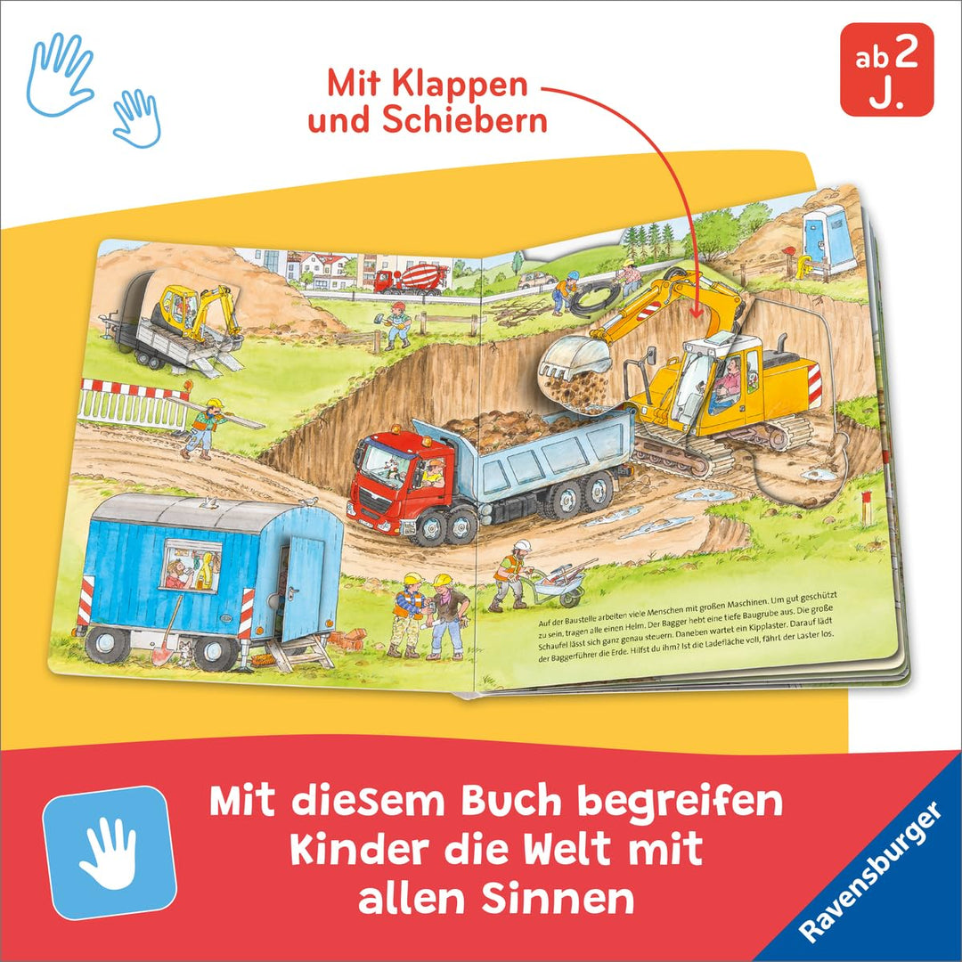 Aufladen - Abfahren: Auf der Baustelle, Pappband