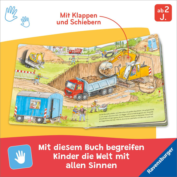 Aufladen - Abfahren: Auf der Baustelle, Pappband