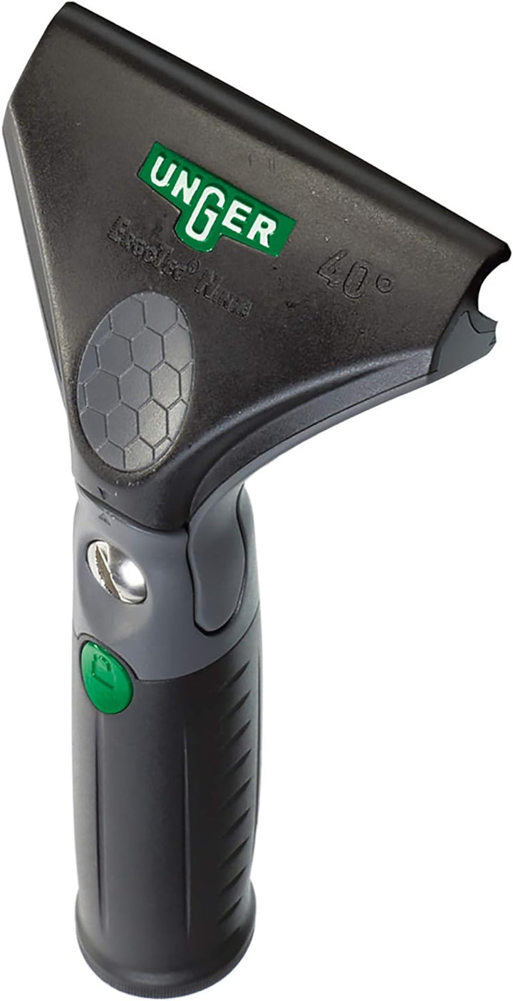 Unger ErgoTec Ninja Fensterwischer 40 Degree (Breite 30 cm, ergonomischer Griff, mit Soft-Gummi, Zwe