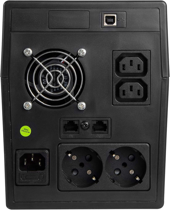Green Cell 2000VA 1400W Überspannungsschutz 230V, UPS09, Multicolor