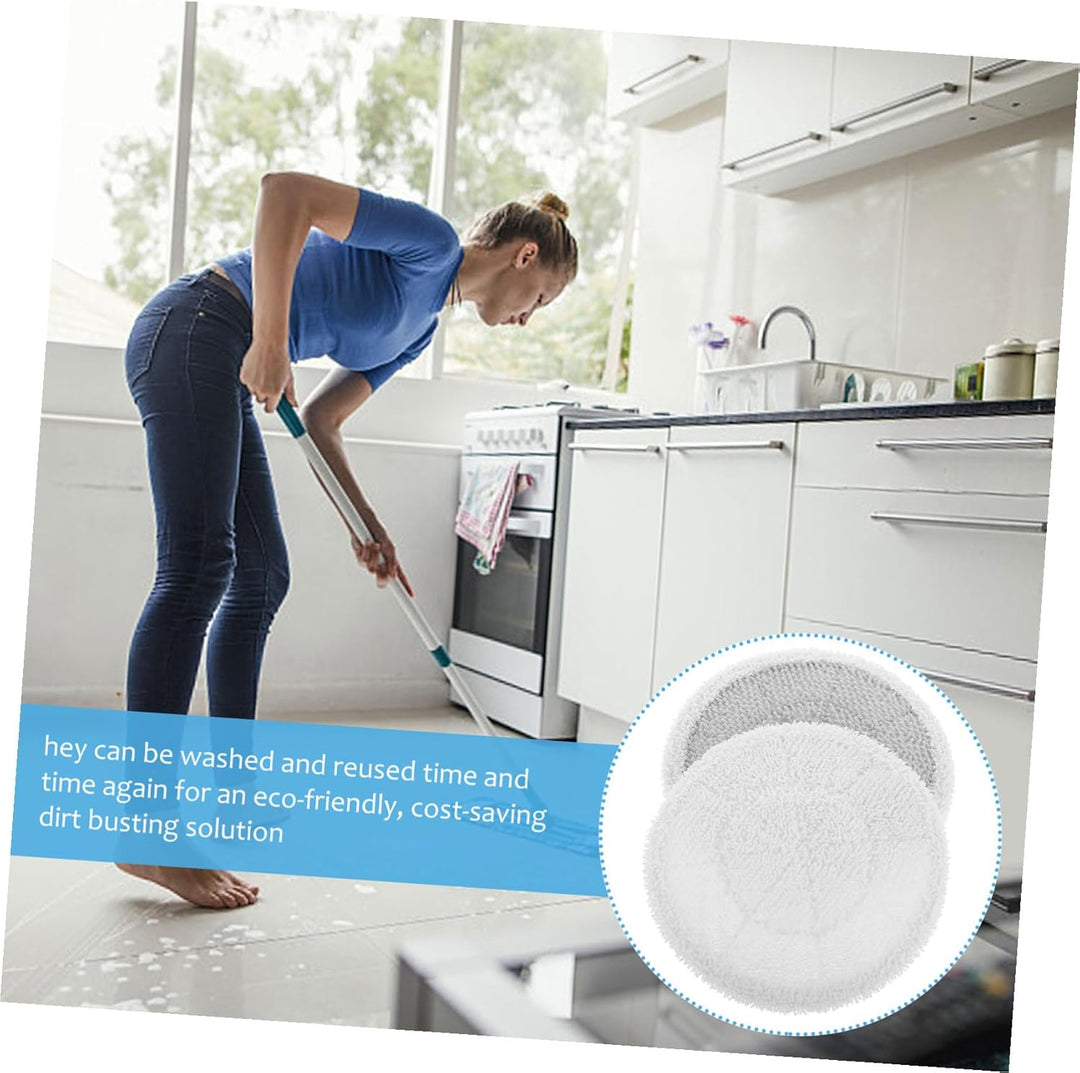 2 Stück Wiederverwendbare Dampfreinigungs Wischmop Pads aus Baumwolle Kompatibel mit Samz Seu Hochab