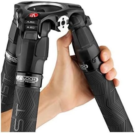 Manfrotto Nitrotech Videokopf der Serie 608 kombiniert mit Einzelrohr Kamerastativ 635 mit Schnellve