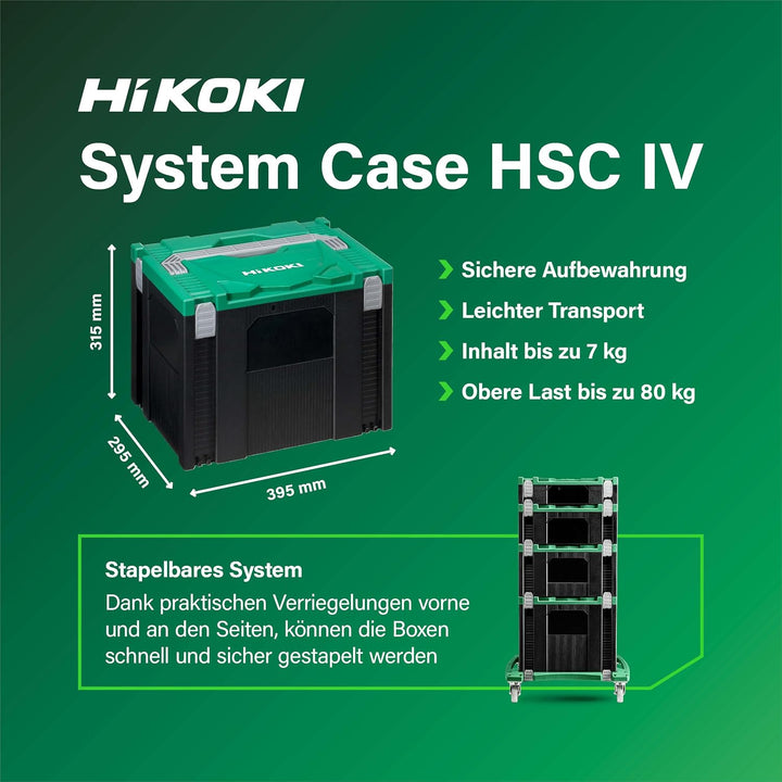 HiKOKI Akku-Streifennagler 34° - 18 V, 50-90 mm Nägel - Leistungsstark, LED-Licht, Brushless Motor,
