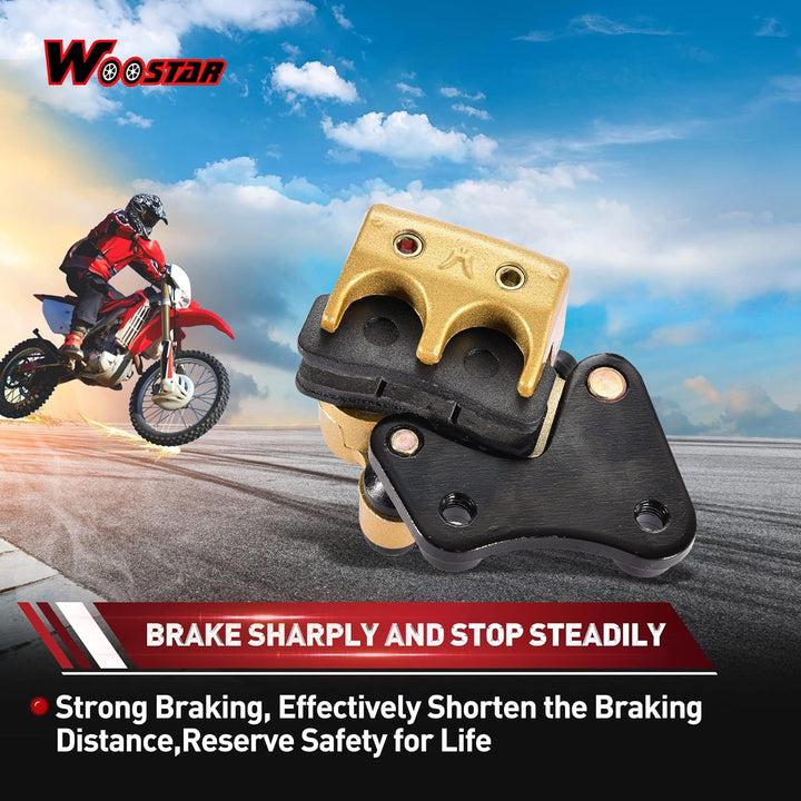 WOOSTAR Hydraulische Bremssattel Vorne Ersatz für 90ccm 110ccm 125ccm Taotao Peace SSR SDG Lifan Dir