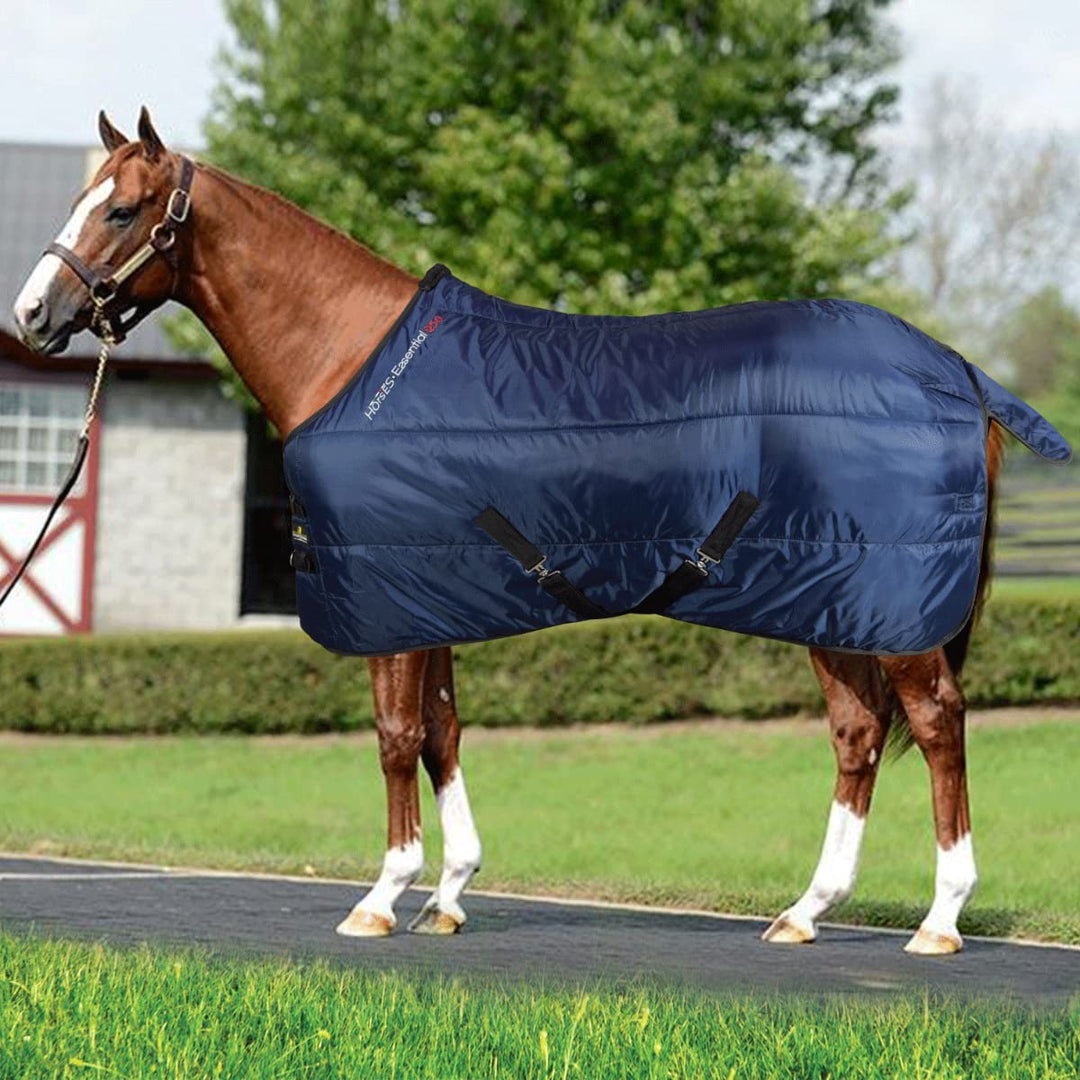 Horses, Stalldecke Esssential 250gr, Hervorragend Verarbeitete Decke, Nützlich zum Schutz des Pferde