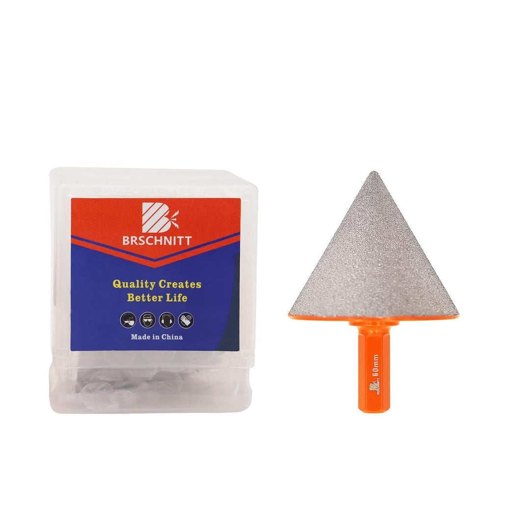 Diamant Fasenbohrer 50mm - BRSCHNITT Diamant Fasenbits Fingerfräser zum Vergrössern Löcher in Fliese