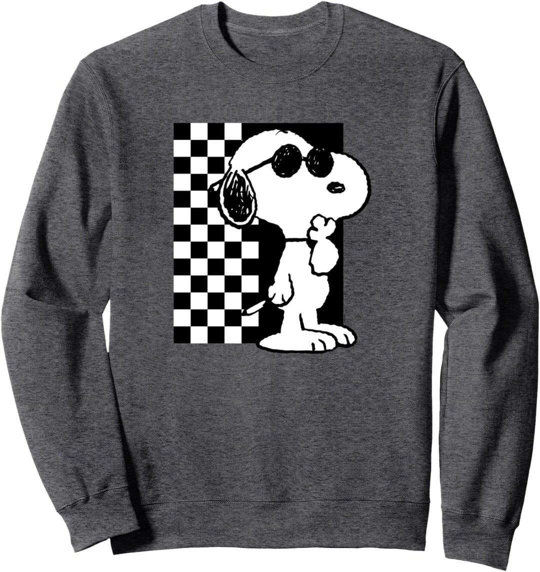 Peanuts - Snoopy Coolness Checkered Sweatshirt
