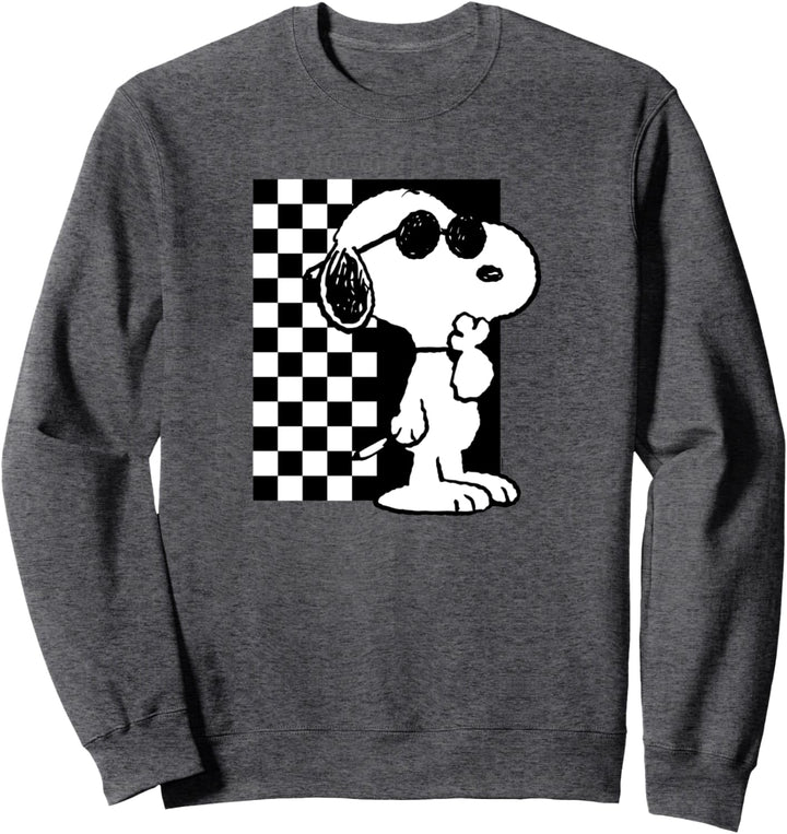 Peanuts - Snoopy Coolness Checkered Sweatshirt