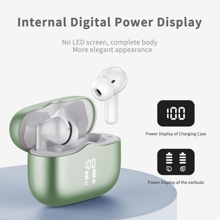 Bluetooth Kopfhörer, 2026 Kopfhörer Kabellos Bluetooth 5.4 mit 4 ENC Noise Cancelling Mics, Tiefer B