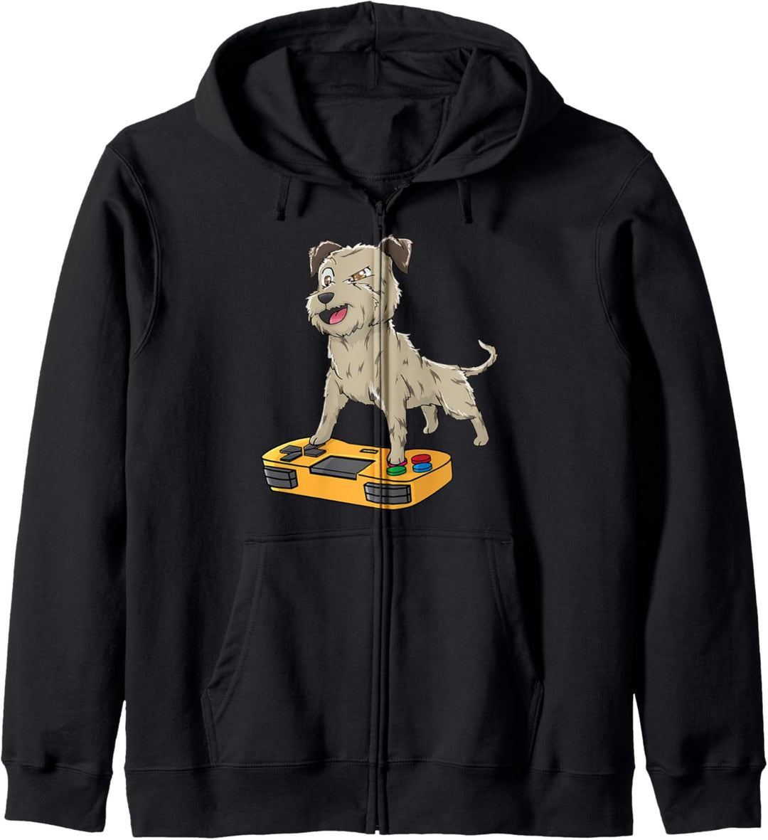 Irischer Wolfshund Anime Gaming Gamer Kawaii Kapuzenjacke