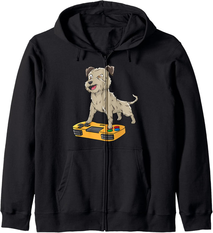 Irischer Wolfshund Anime Gaming Gamer Kawaii Kapuzenjacke