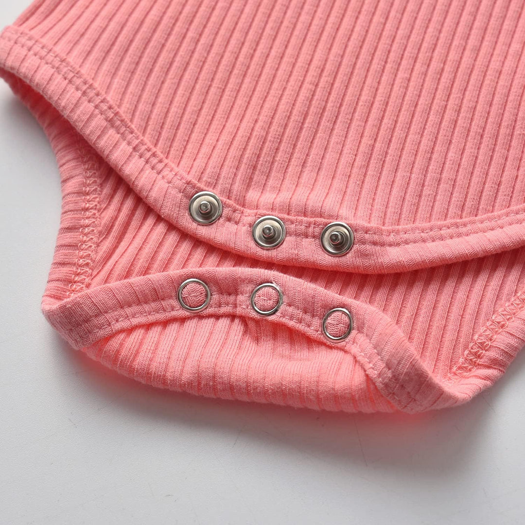 Neugeborenes Baby Mädchen Kleidung Sets Kleinkind Langarm Strampler Rüschen Tops & Blumen Bedruckte