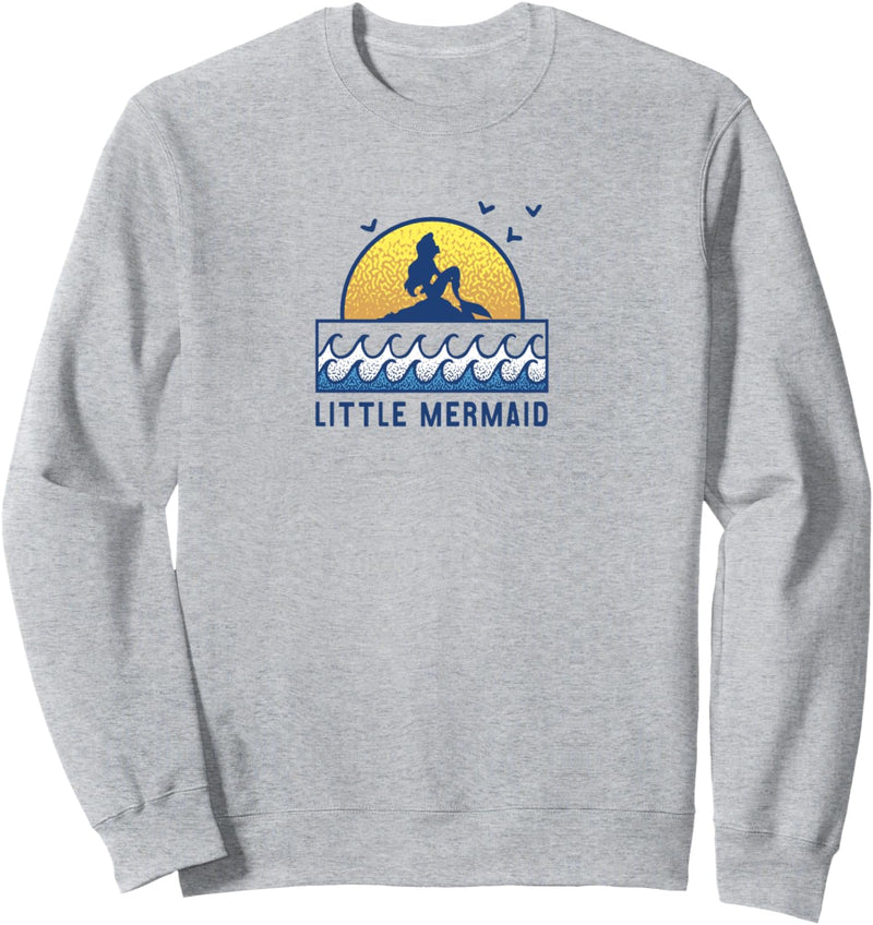 Disney The Little Mermaid Ariel Sunset Sketch Silhouette Sweatshirt