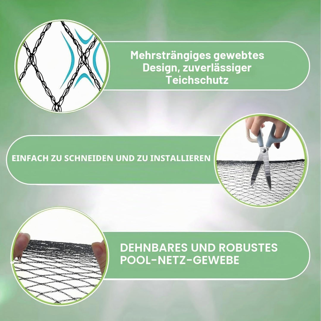 Teichnetz Feinmaschig, 4x6m Vogelnetze Vogelschutznetz, Taubennetz Balkon, Vogelschutznetz Engmaschi