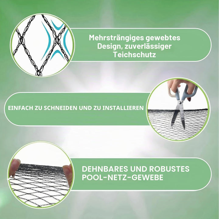 Teichnetz Feinmaschig, 4x6m Vogelnetze Vogelschutznetz, Taubennetz Balkon, Vogelschutznetz Engmaschi