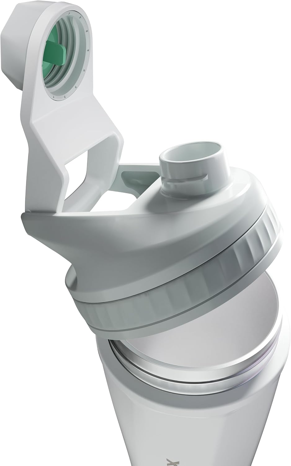 VOLTRX ChillMix Shaker Isoliertem Edelstahl - USB-C Aufladbarer Elektrischer Proteinshake-Mixer, Sha