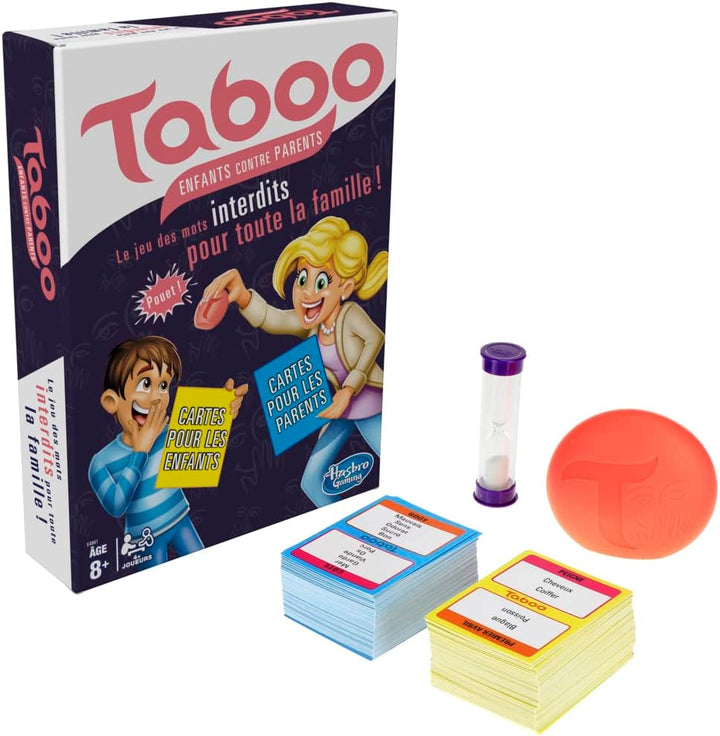 Hasbro Taboo Enfants CONTRE Parents Frankreich Multi, Frankreich Multi