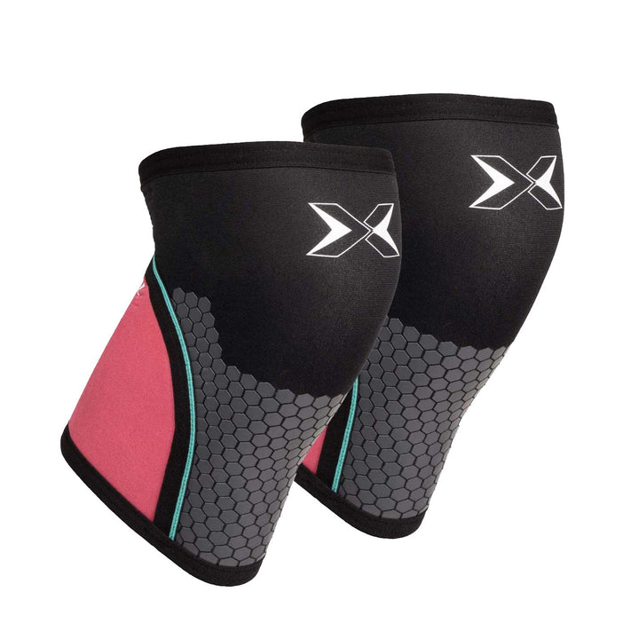 PICSIL Crosstraining Hex Tech Neopren Kniebandage 5/7 mm 2 Knieschützer für Powerlifting und Gewicht