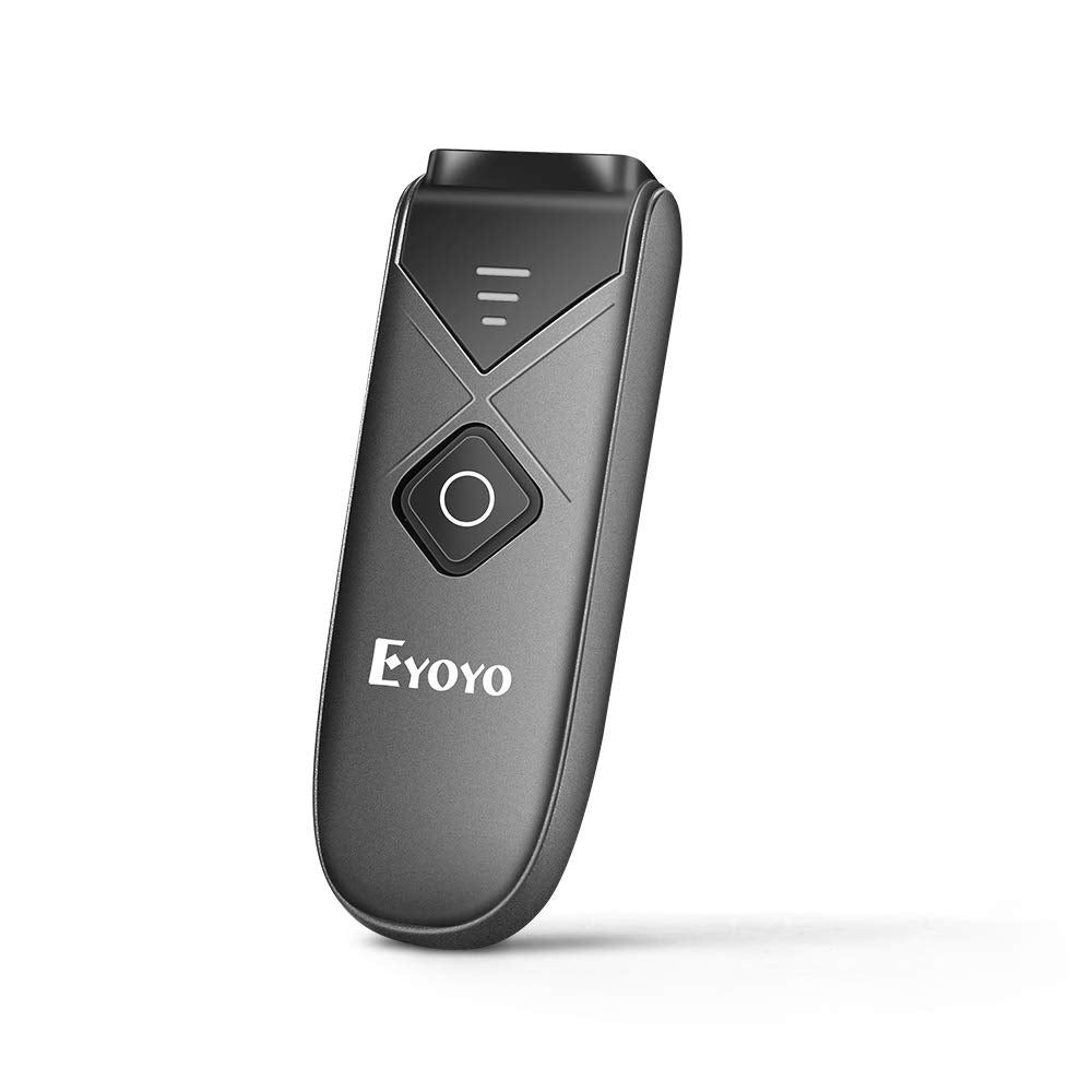 Eyoyo Mini 2D Bluetooth Wireless Barcode Scanner, with Upgraded Scanning Sensor Portable 1D QR Code