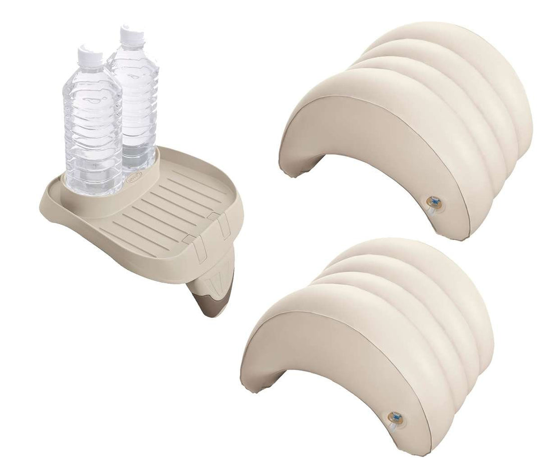Harren24 Zubehör-Set 3-teilig kompatibel mit Intex PureSpa Whirlpools (1x Ablage-Tablett 28500, 2X K