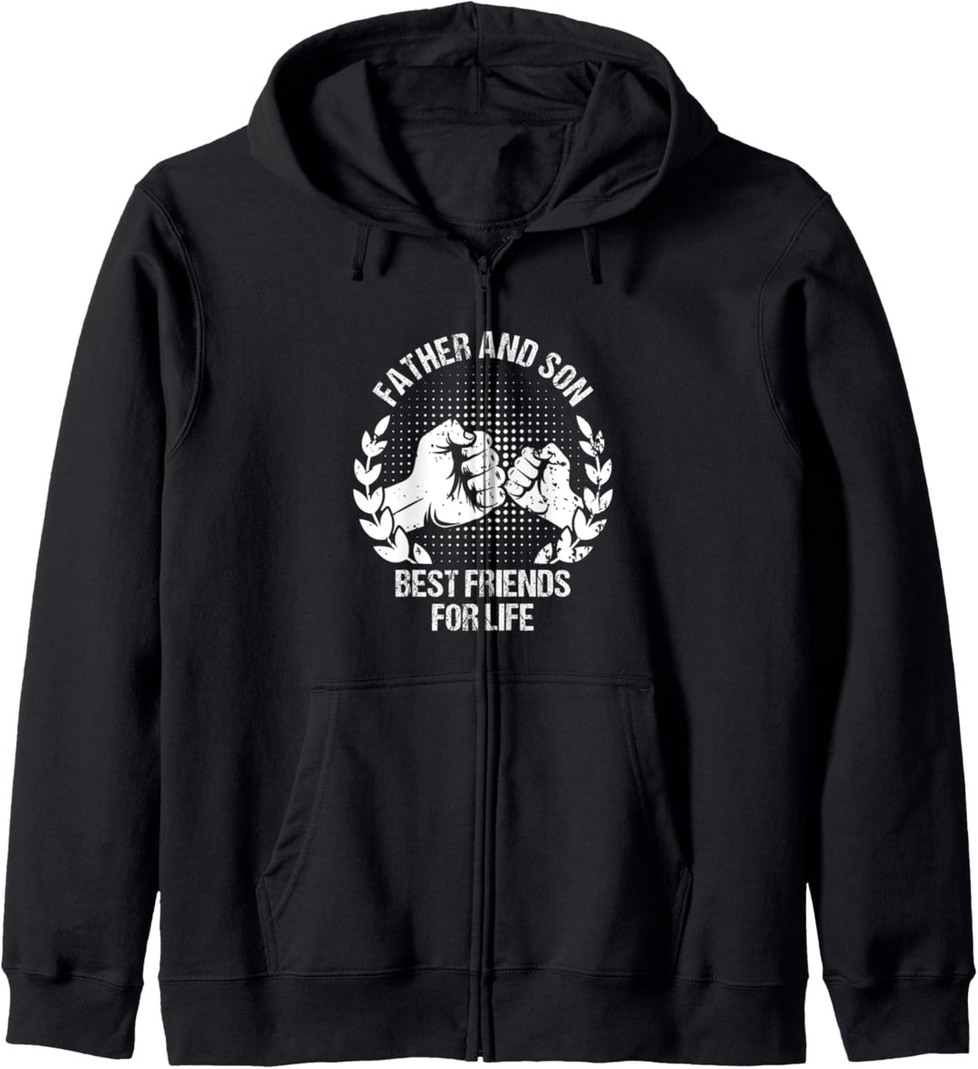 Father and Son Best Friends For Life Papa Vatertag Kapuzenjacke