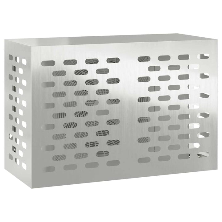 vidaXL Klimaanlagenabdeckung Silber 90 x 40 x 60 cm Verzinkter Stahl | Inspiriert von urbanem Loft-S