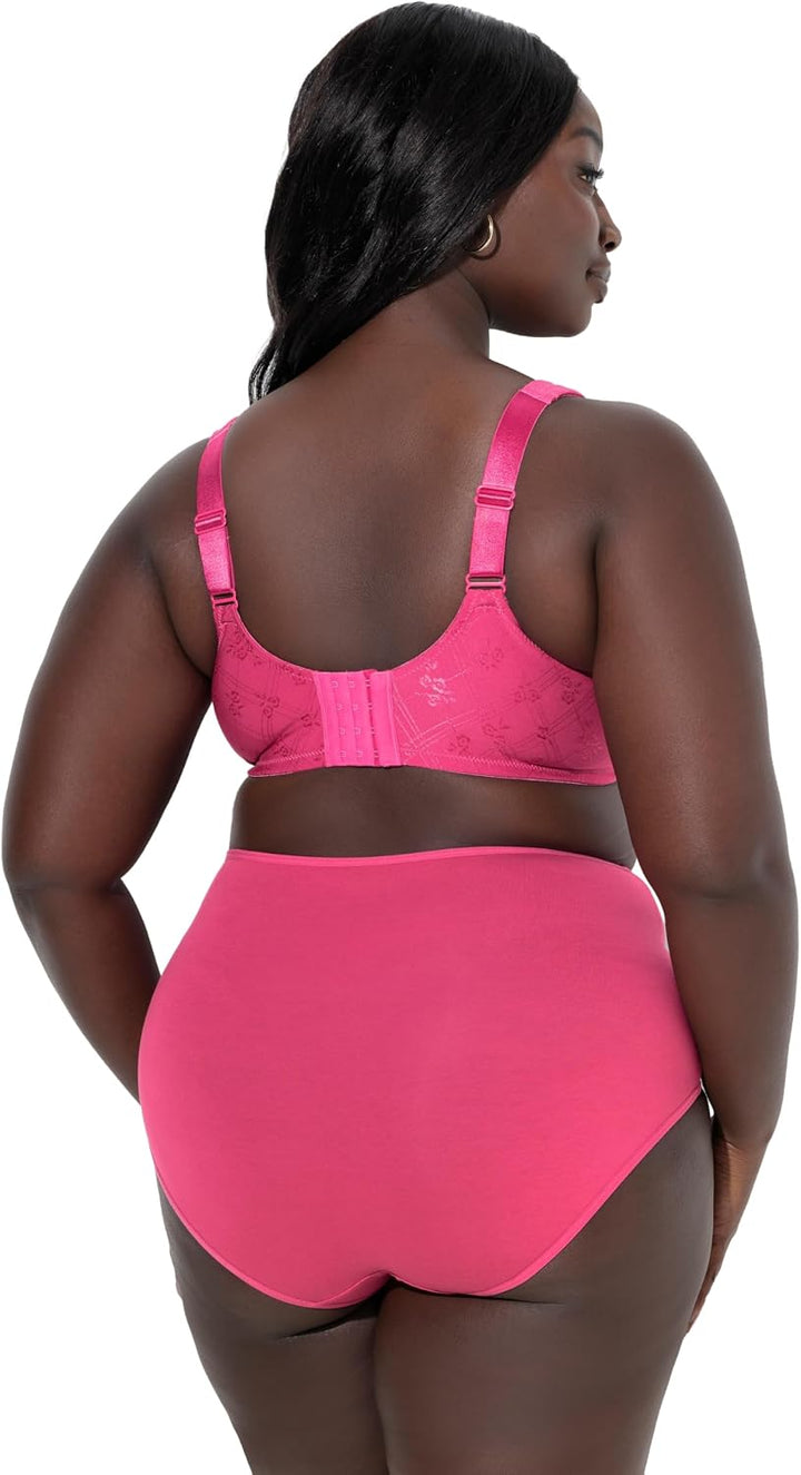 Ulla Popken Damen grosse Grössen Übergrössen Plus Size Entlastungs-BH, ohne Bügel, Spitze, Cup C - G